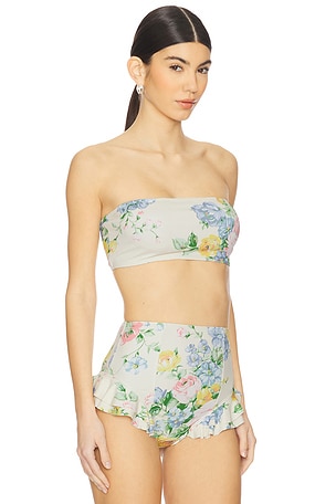 Selkie The Bandeau Bikini Top in Ivory