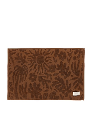 Sunny Sculpted Bath Mat Slowtide