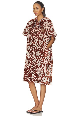 Slowtide Sunny Poncho in Brown