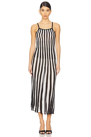 Kaylee Dress Solid & Striped