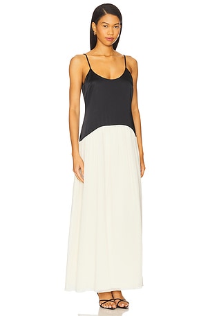 Solid & Striped The Talulla Dress in Black,White