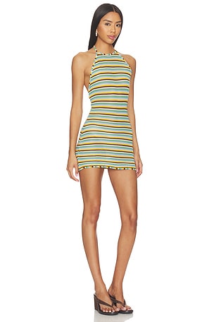 Solid & Striped The Annie Dress in Yellow,Blue