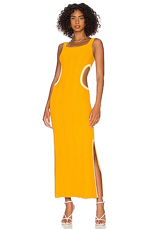 knee length dresses for ladies Lola Maxi Dress - Yellow - Buy Women's Maxi Dresses main image 1