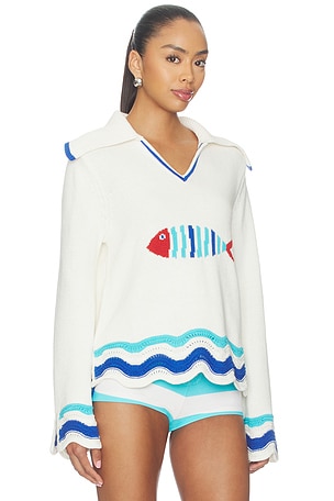 Solid & Striped The Jack Sweater in White