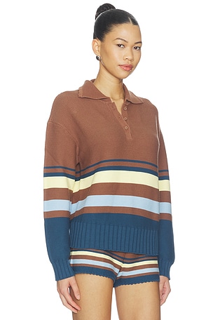 Solid & Striped The Cleo Pullover in Brown