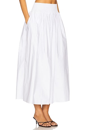 Solid & Striped The Noreen Skirt in White. Size XL. Also