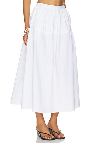 Solid & Striped The Ivy Skirt in White