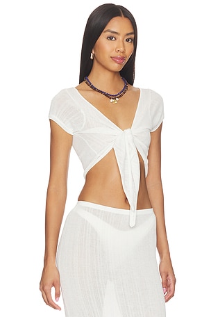 Solid & Striped The Rianne Top in White