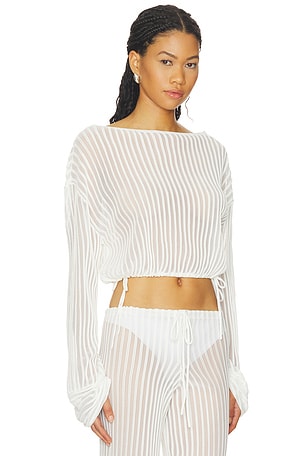 Solid & Striped The Athena Top in White