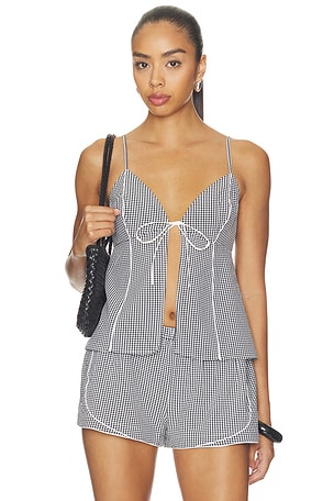 The Eleni Top Solid & Striped