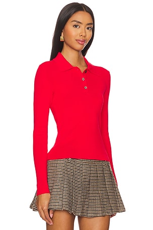 Solid & Striped The Debra Top in Red
