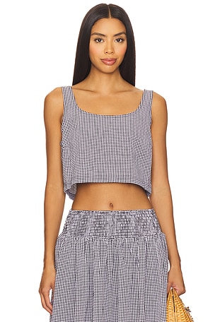 The Anise Top Solid & Striped