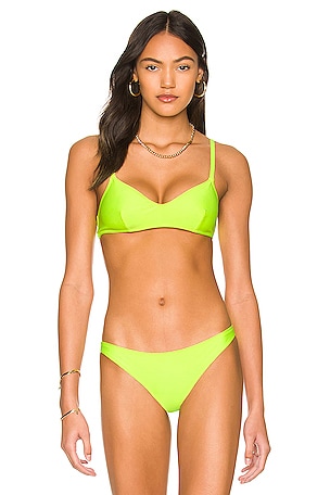 The Rachel Bikini Top Solid & Striped