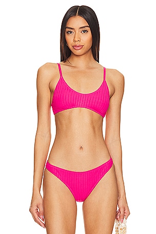 The Rachel Bikini Top Solid & Striped