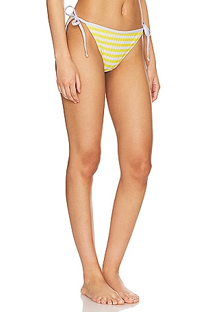 Solid & Striped The Iris Bikini Bottom in Lemon