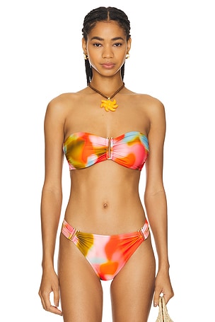 The Tati Bikini Top Solid & Striped