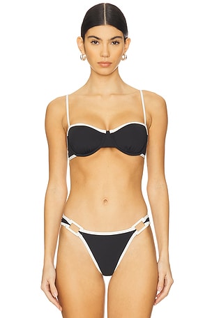 TOP BIKINI JORDANA Solid & Striped