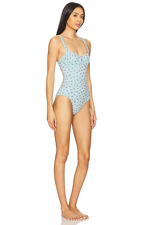 Solid & Striped The Verona One Piece in Baby Blue