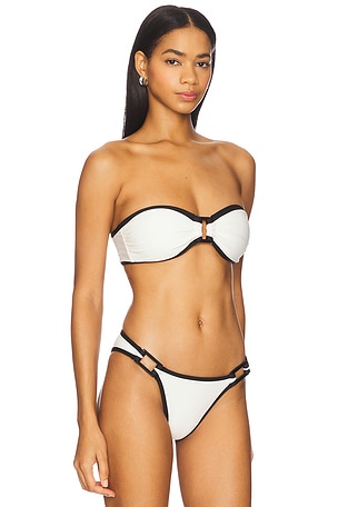 Solid & Striped The Tati Bikini Top in Cream