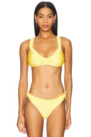 The Cassidy Bikini Top Solid & Striped
