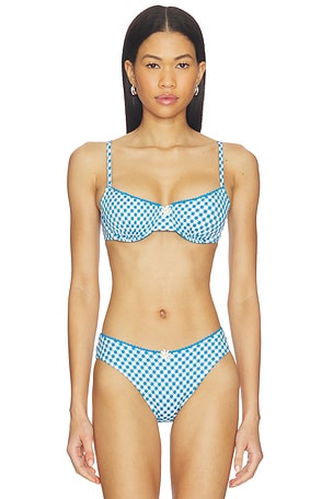 HAUT DE MAILLOT DE BAIN À ARMATURES THE DAPHNE Solid & Striped