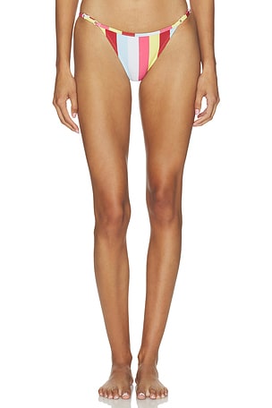 The Lulu Bikini Bottom Solid & Striped