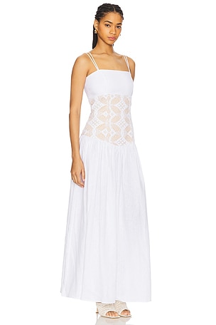 SILVIA TCHERASSI Pilar Dress in White