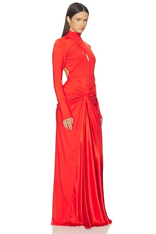 SILVIA TCHERASSI Birdy Dress in Orange