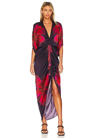 silvia tcherassi burgundy dress Jazmin Dress – SILVIA TCHERASSI TEST main image 0