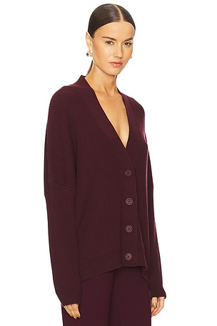 SABLYN Sparrow Cashmere Cardigan in Burgundy. Size XS. Also