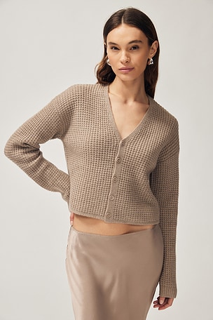 Bianco Cashmere Cardigan SABLYN