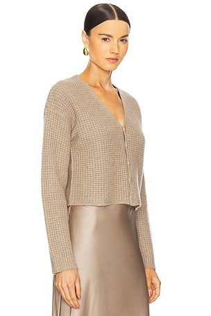 SABLYN Bianco Cashmere Cardigan in Tan