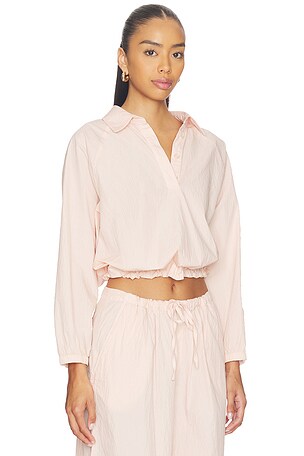 SABLYN Tala Cenched Anorak en Rose Pâle 