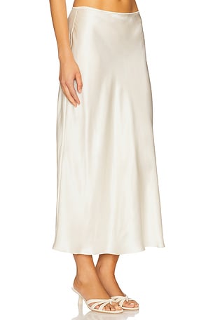 SABLYN Miranda Bias Cut Skirt in Ivory