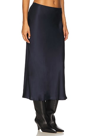 SABLYN Miranda B Scallop Pull On Skirt in Navy