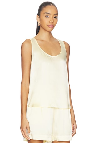 SABLYN Claudia B Scoop Neck Tank in Yellow