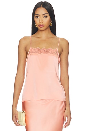 Haya Lace Trim Square Neck Cami SABLYN