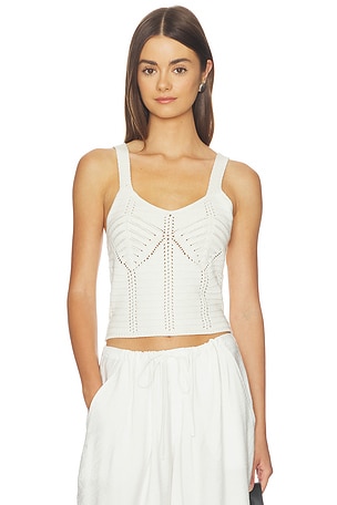 Thea Scoop Neck Tank SABLYN