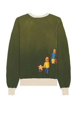 Samuel Zelig Tiburon Crewneck in Green