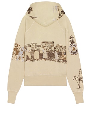 Samuel Zelig Western Hoodie in Beige