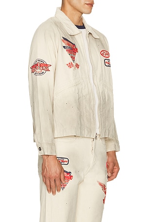 Samuel zelig chaqueta en color blanco