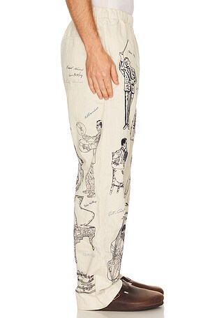 Samuel Zelig Orchestra Pant in Beige