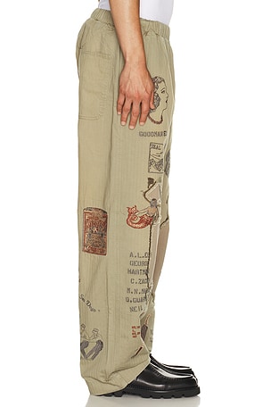 Samuel Zelig Duffle Pant in Green