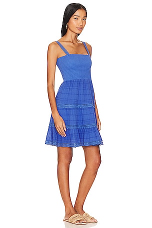 Steve Madden Happy Tiers Dress in Blue