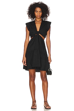 BCBGMAXAZRIA Rachel Sleeveless Dress in Black REVOLVE