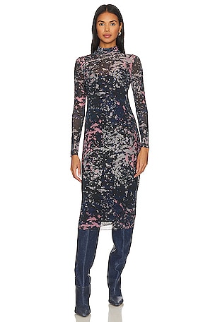 Long Sleeve Lace Dress - FLEUR DU MAL, Luxury Designer Fashion