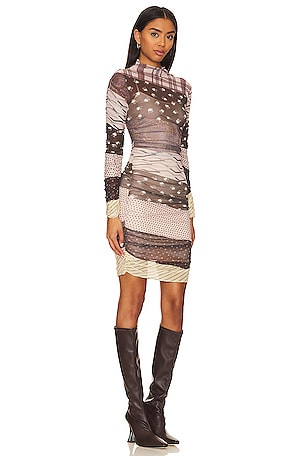 Steve Madden Kamille Midi Dress in Brown