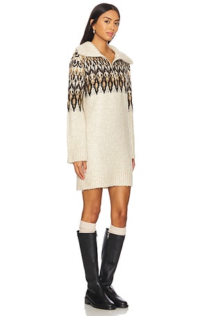 Steve Madden Essa Sweater Dress in Cream