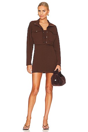 CONJUNTO MINIVESTIDO E JAQUETA BECCA Steve Madden