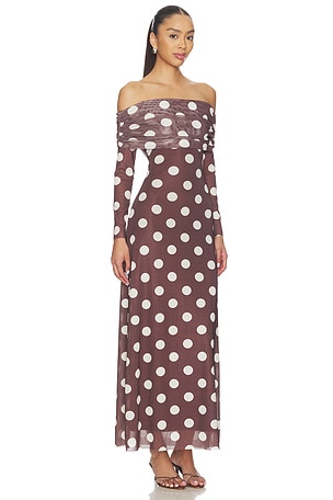 Steve Madden Aurelia Dress in Brown